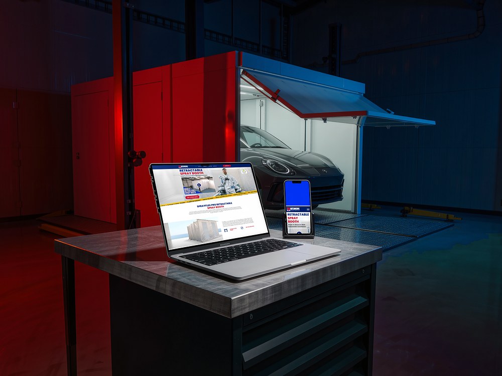 Retractable Spray Booths