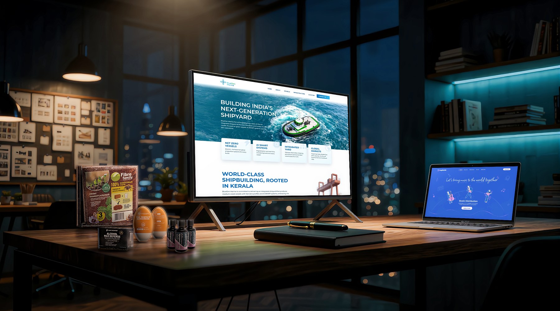 RendezTech studio — placeholder photography